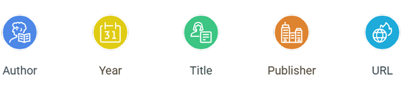 APA reference entry format showing author, year, title, publisher, and URL elements